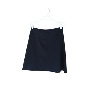 Patagonia Black A Line Organic Cotton Blend Midi Skirt Medium